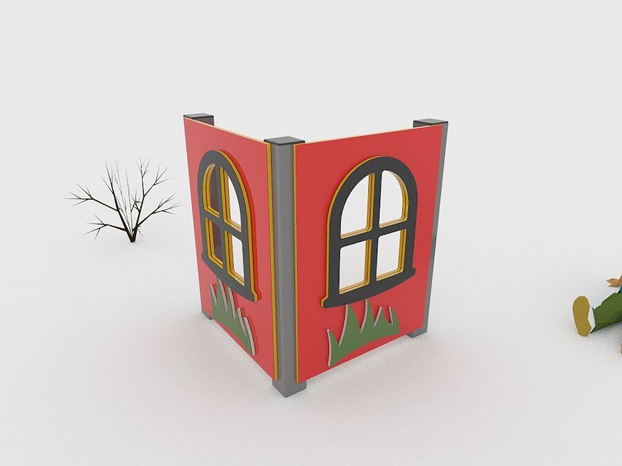 Alumina Hjørnehuset Lekepanel