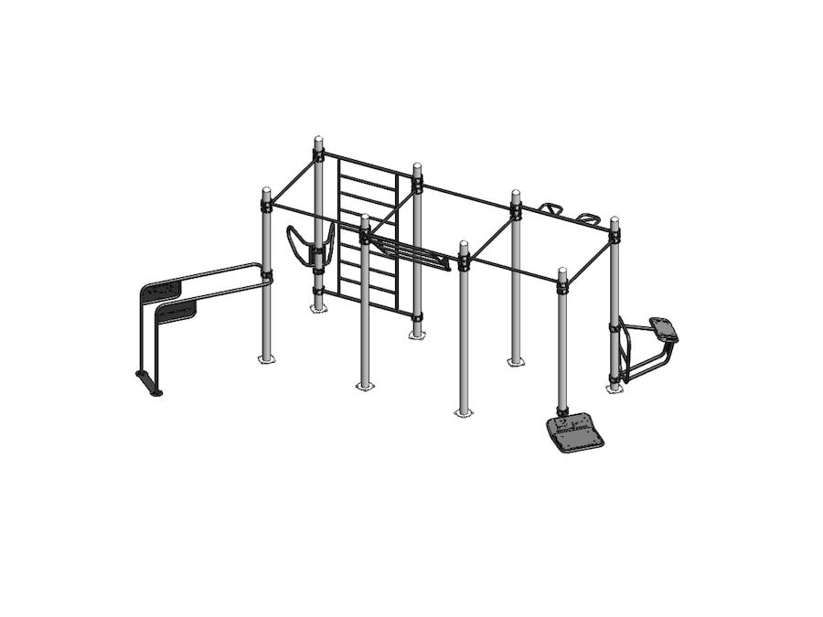 ElementFit Tetragon træningsstation