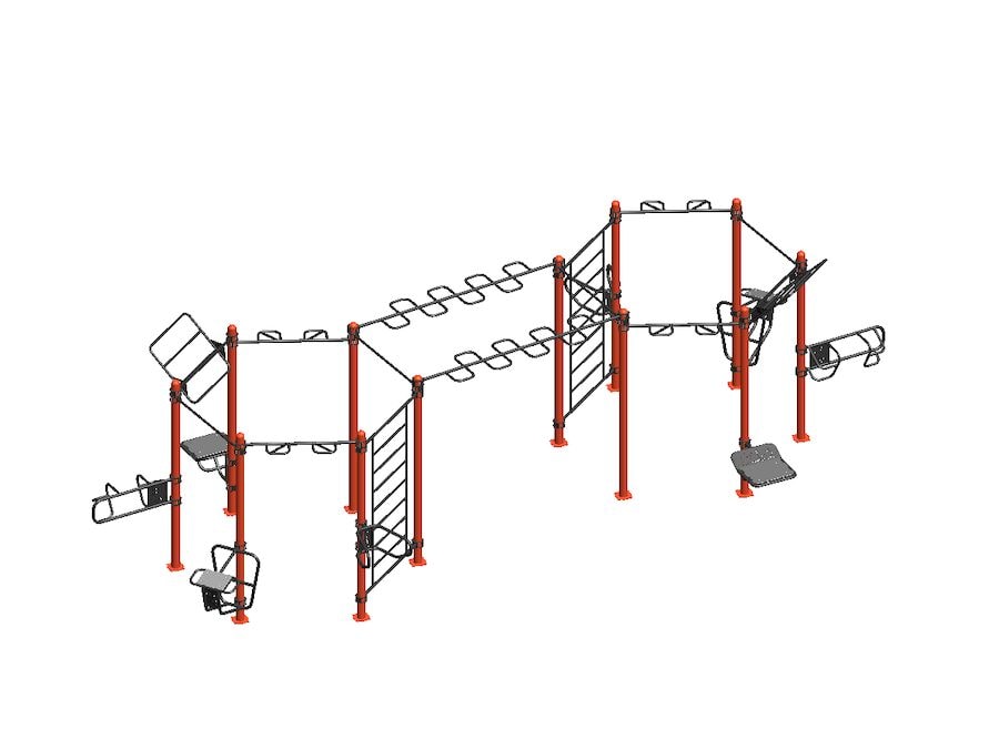ElementFit Dobbelt hexagon træningsstation