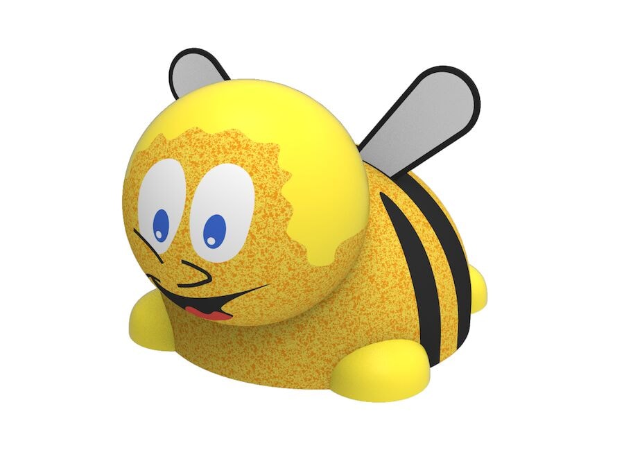 3D gummifigur, den lille bi