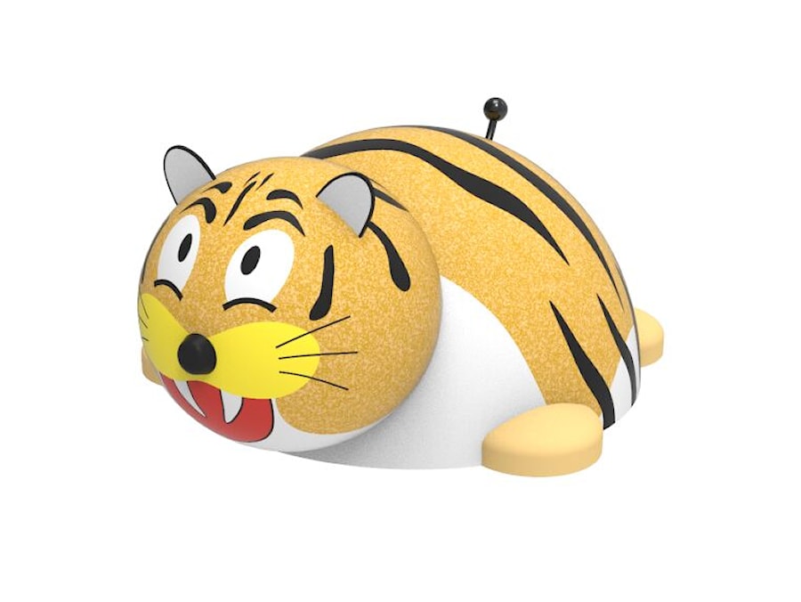 3D gummifigur, tigeren