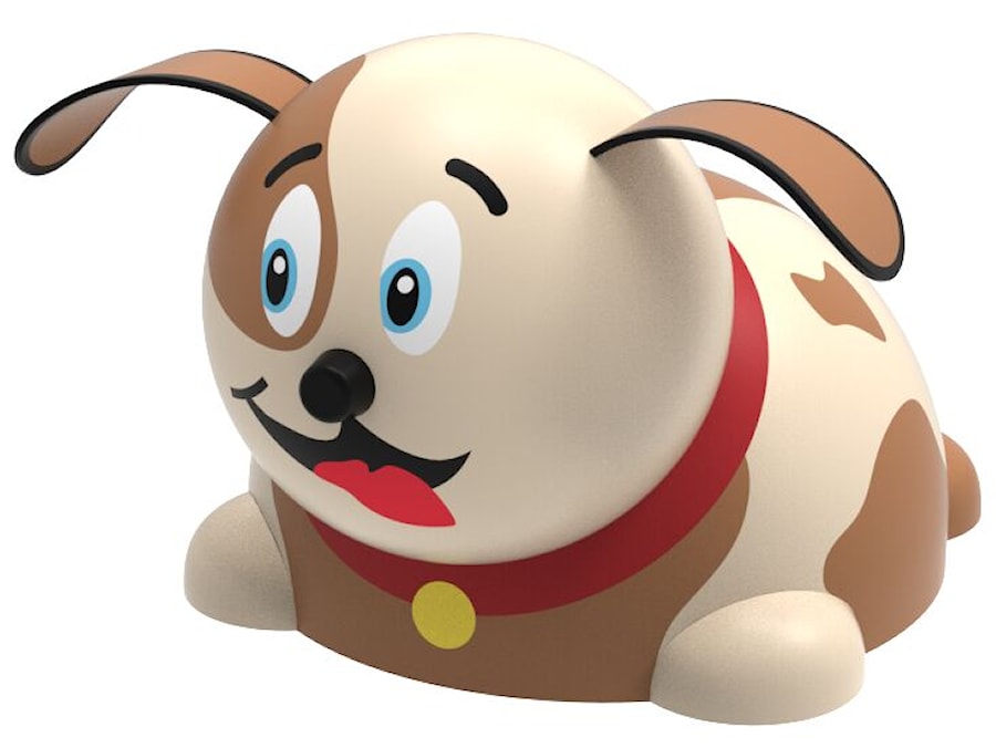3D gummifigur, den lille hund
