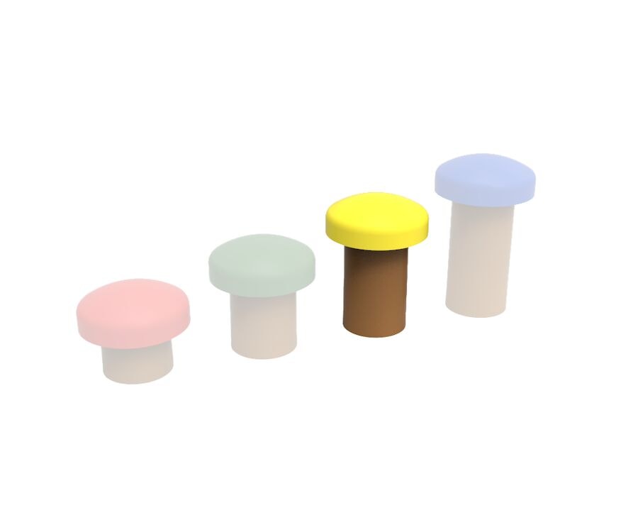 Svampen Gummifigur 50 cm