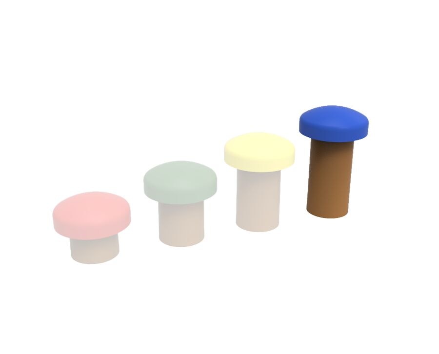 Svampen Gummifigur 60 cm