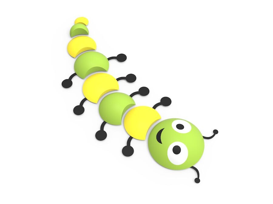 Larven Gummifigur