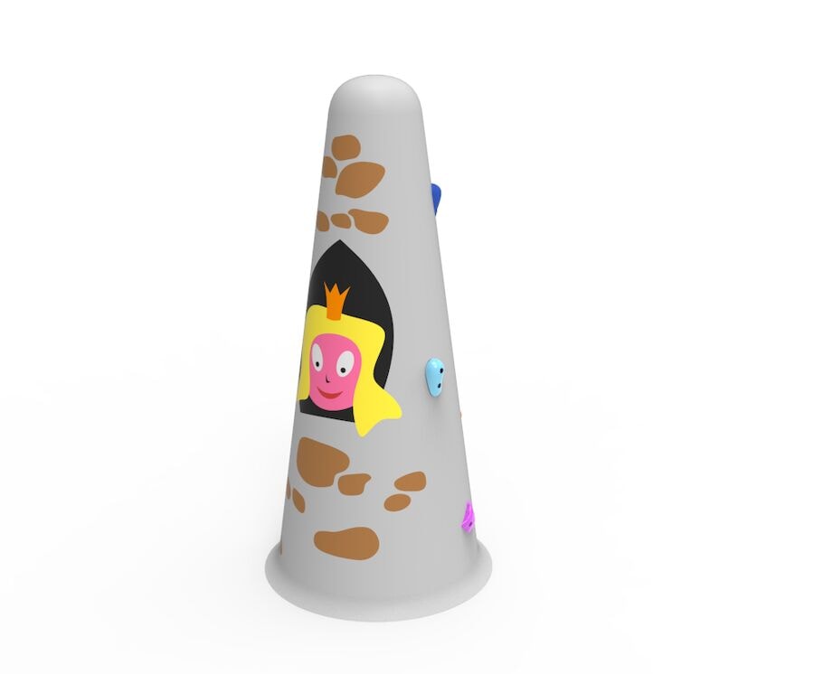 Rapunzel Gummifigur med klatregrep