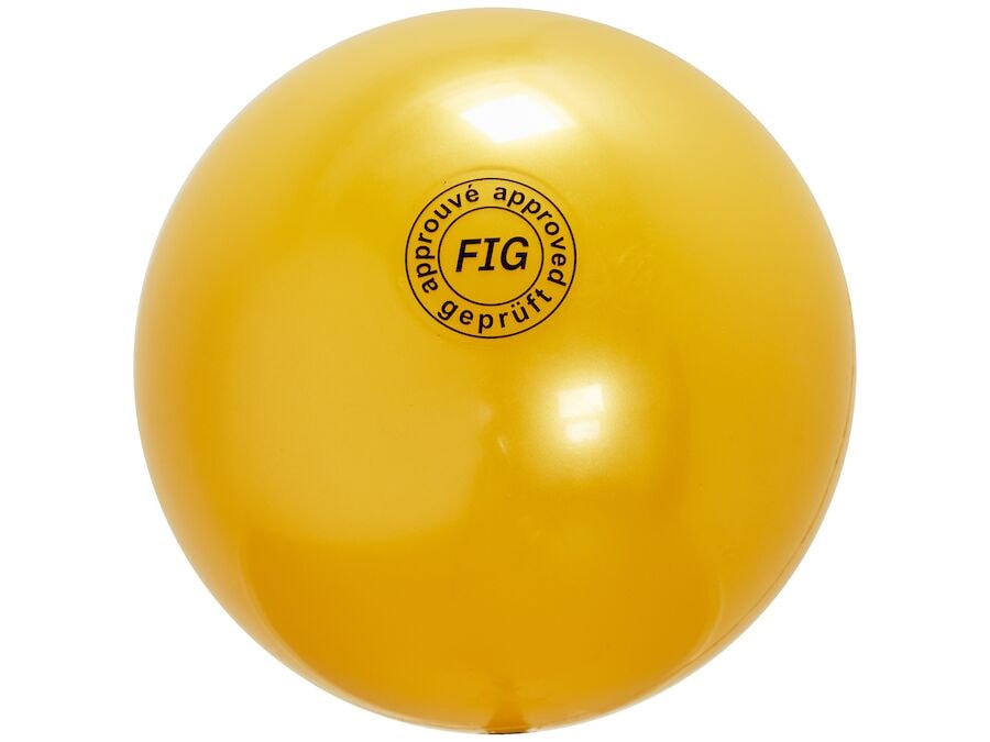 Gymnastikboll FIG Ø 19 cm Gul
