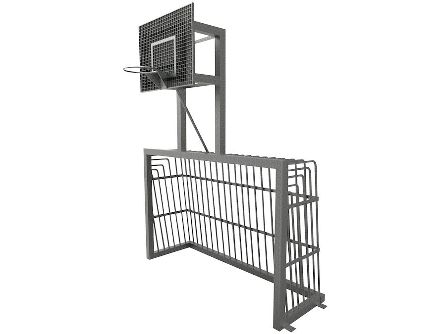 Arenamål med Goliath baskettopp