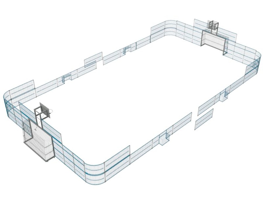 Multiarena Sverige 12,6 x 23 m. Stål Multiarena Sverige 12,6 x 23 m. Stål
