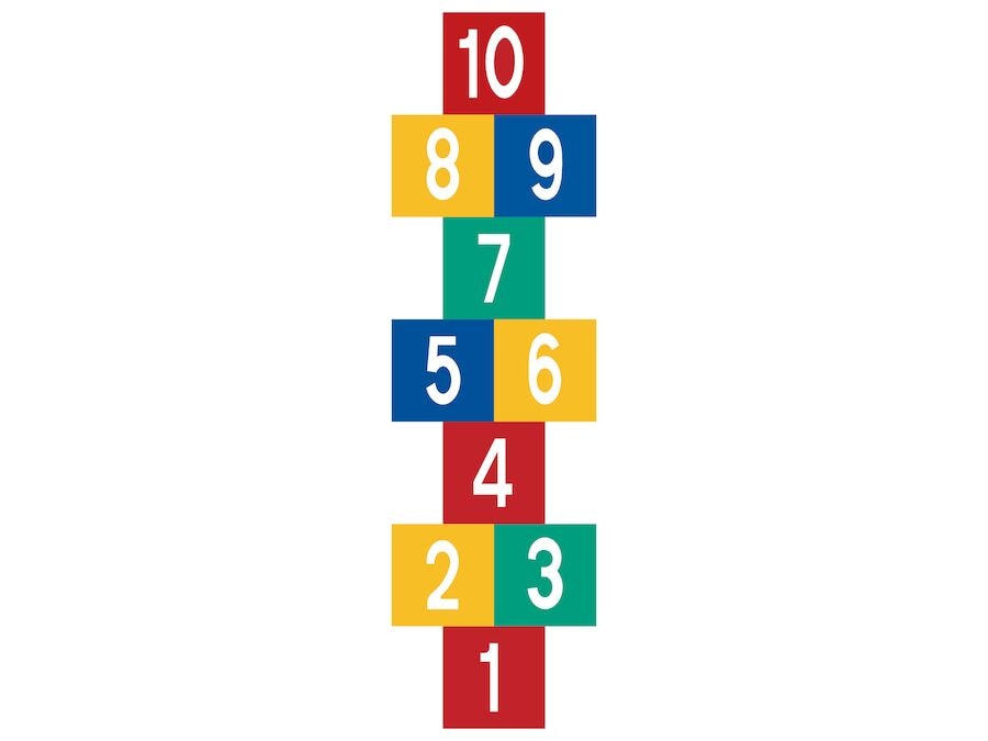 Hoppa Hage 1-10 Asfaltsmålning 30 cm