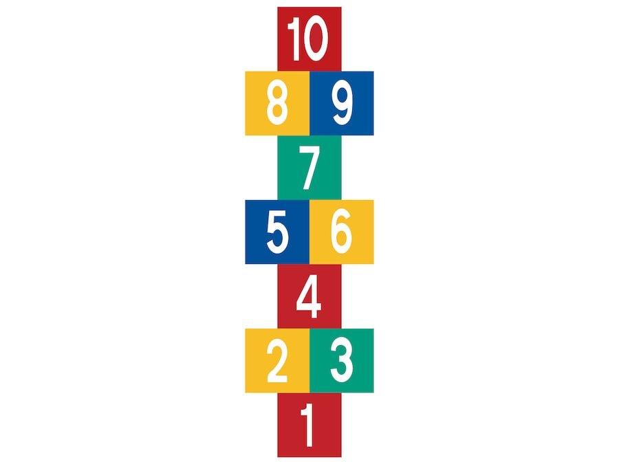 Hoppa Hage 1-10 Asfaltsmålning 50 cm