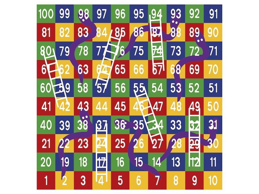 Klättra & Kana 1-100 Asfaltsmålning