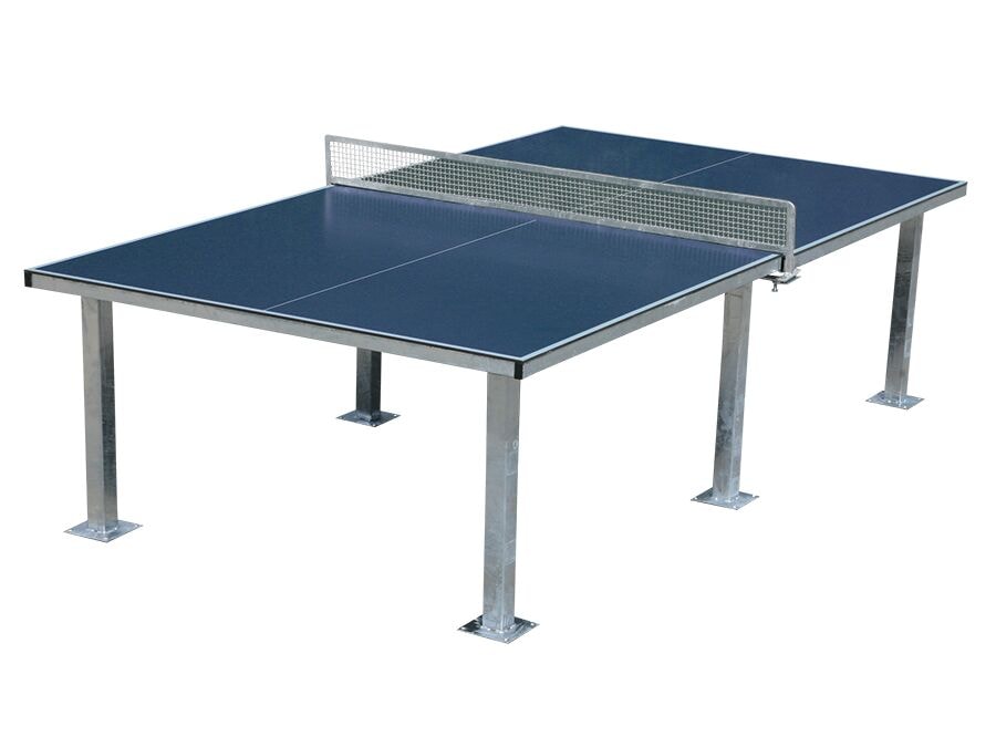 Bordtennisbord utendørs med stålnett