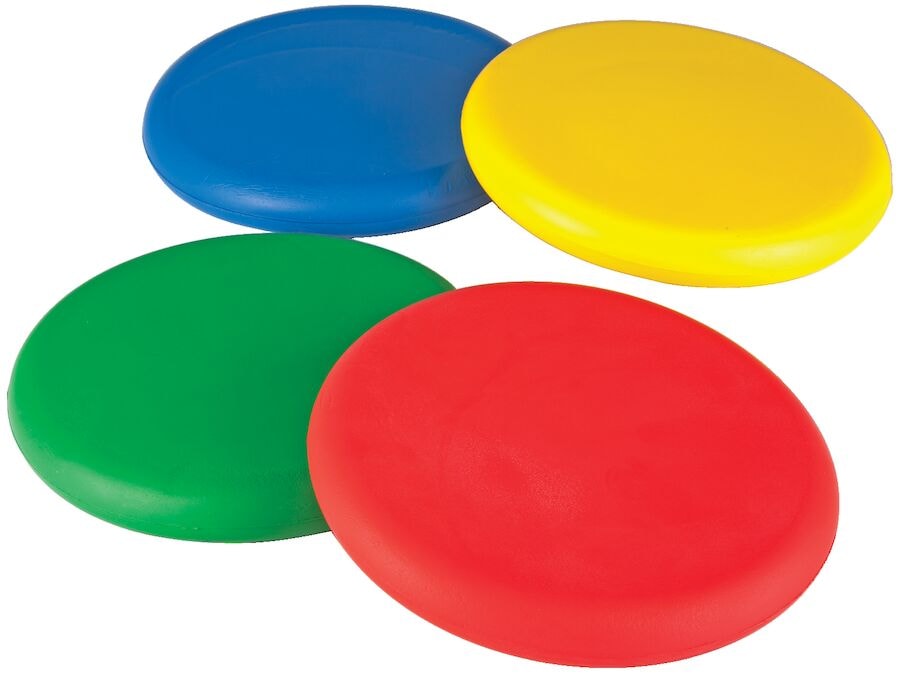 Frisbee, soft, 4 ass. farger