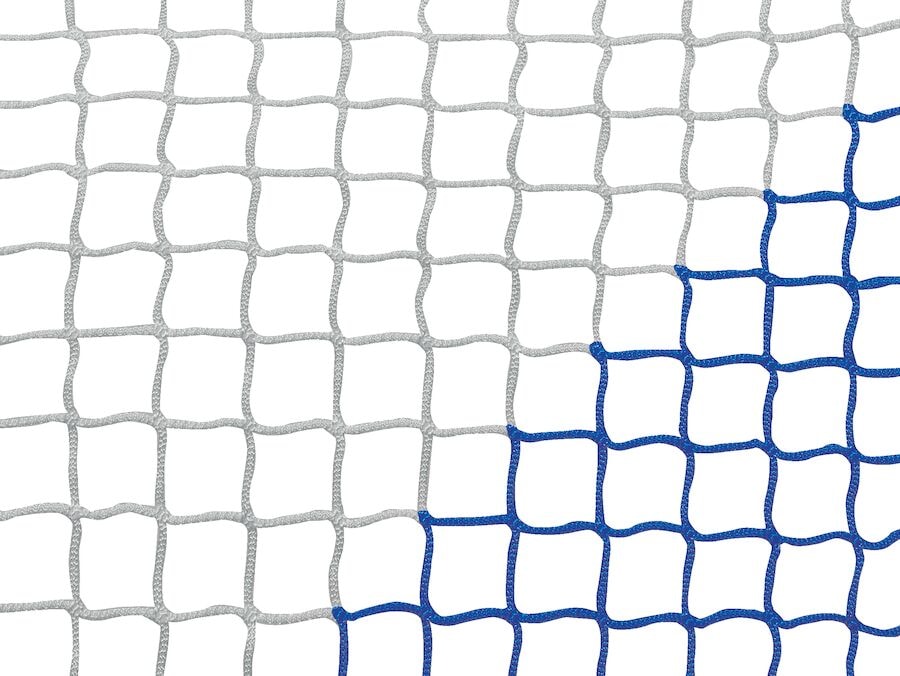 11er Fotballmålnett Tofarget, 5 cm masker