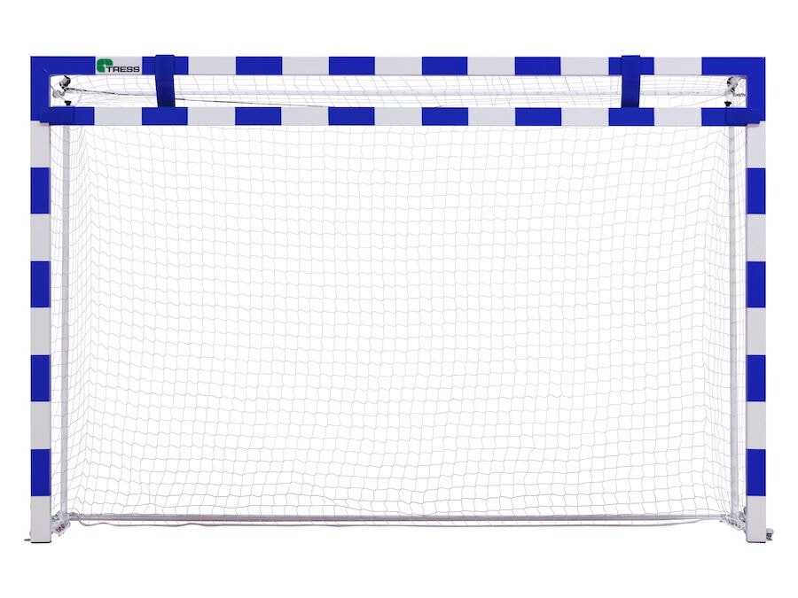 Reduksjonsoverligger til håndballmål blå/hvit