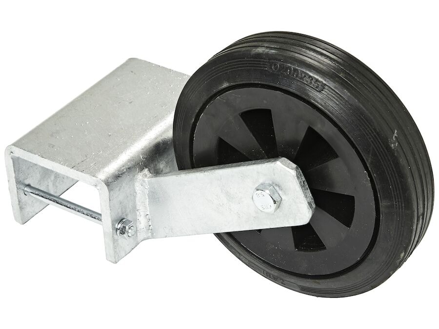 Transporthjul til 80 x 80 mm bakligger
