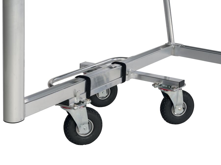 Transportvogn til mål og innbytterbokser