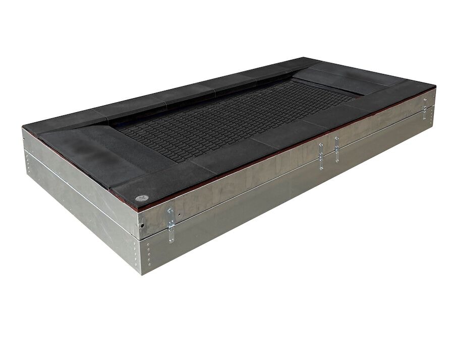 Rektangelen Alle Kan Trampoline 3 x 1,5 m