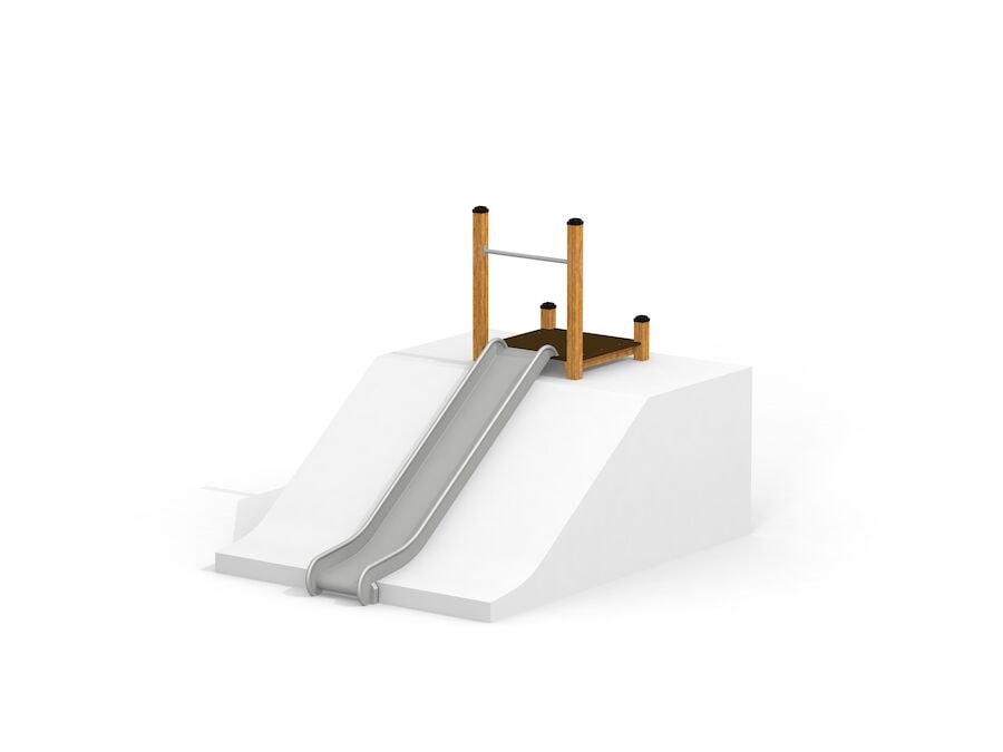 Pioneer Rostfria Slänten Rutschkana H 135 cm