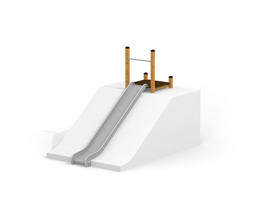 Pioneer Rostfria Slänten Rutschkana H 165 cm