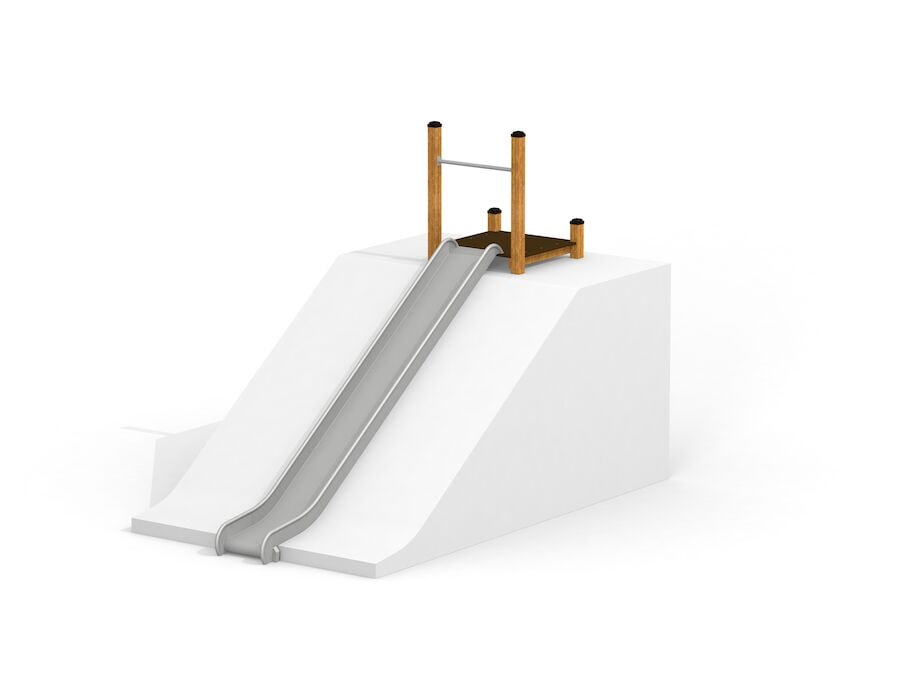 Pioneer Rostfria Slänten Rutschkana H 195 cm