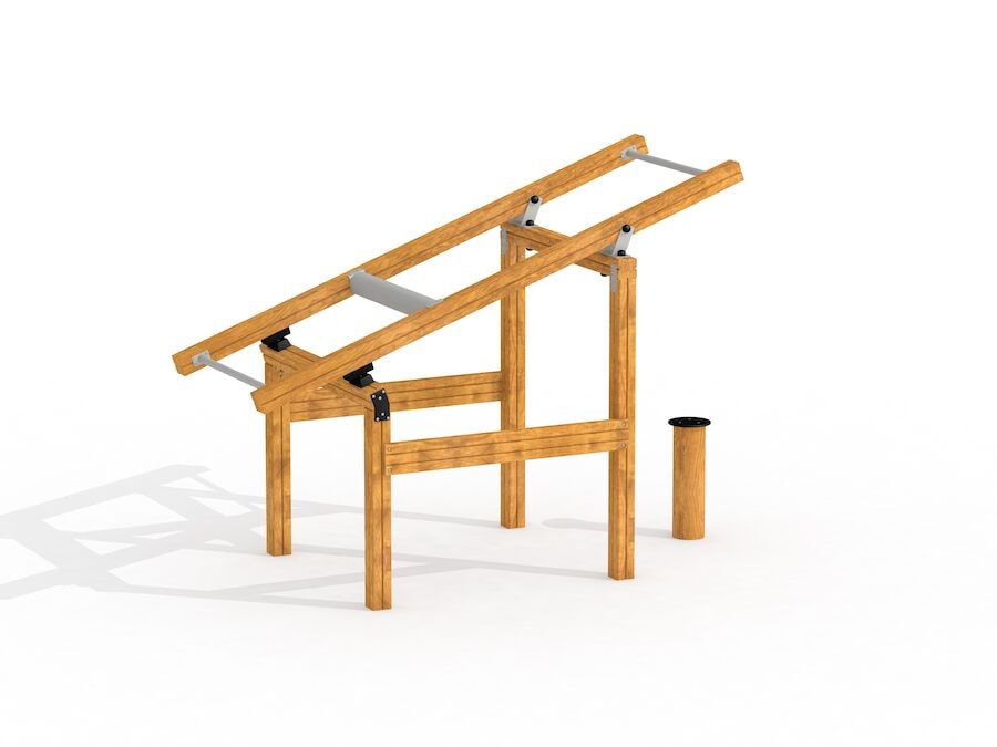 Pull down Wooden Fitness