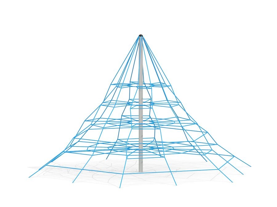 Stand Alone Spindelnätet Klätterpyramid