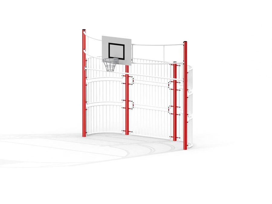 Arenamål med basket Arenamål med basket