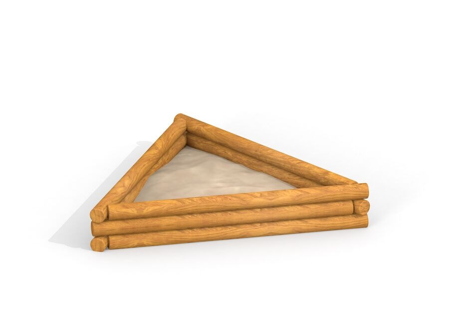 Sandkasse rundstokke, trekantet