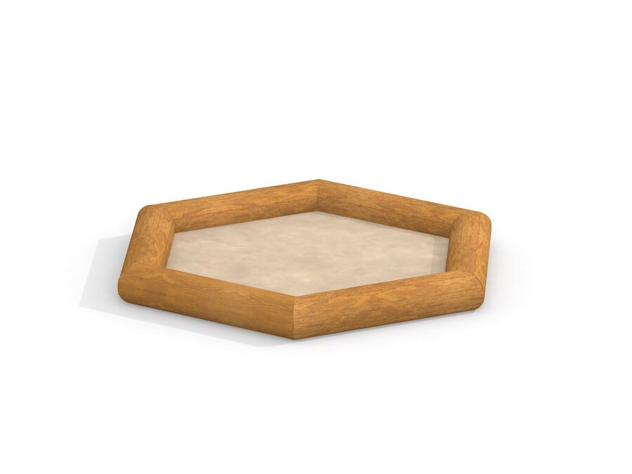 Raw Nature Hexagonen Sandlåda
