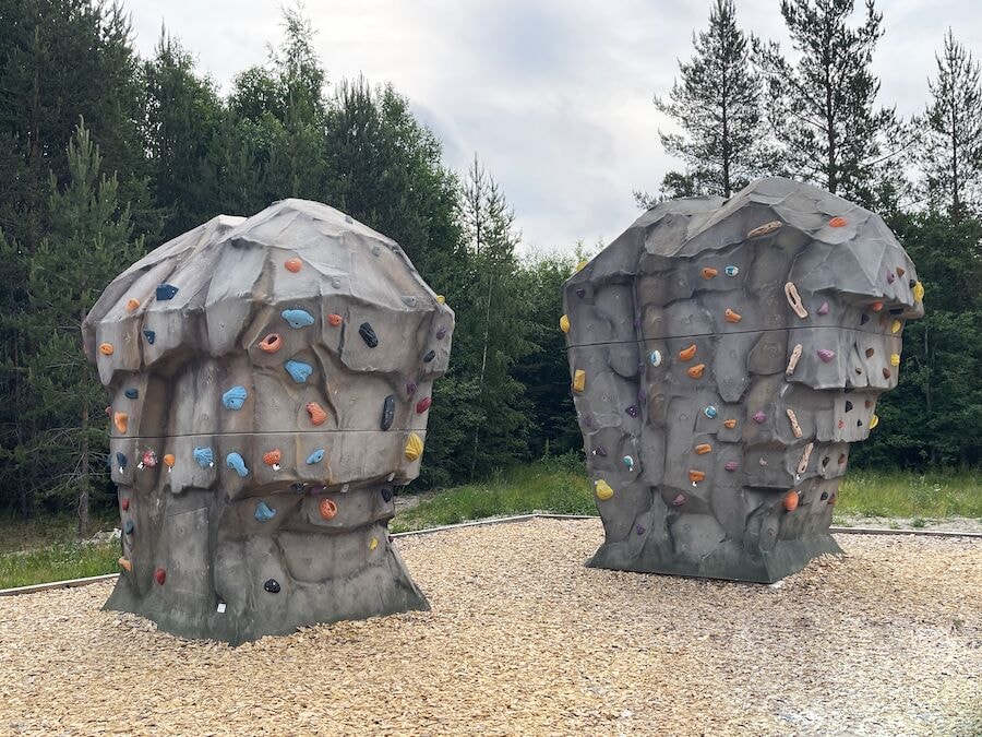 Boulder Rocks Alperna Klätterstenar