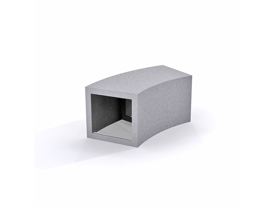 InsideOut box svängd. Betong R2777 InsideOut box svängd. Betong R2777