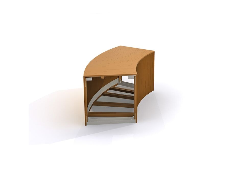 InsideOut box svängd. Lärk R2777 InsideOut box svängd. Lärk R2777