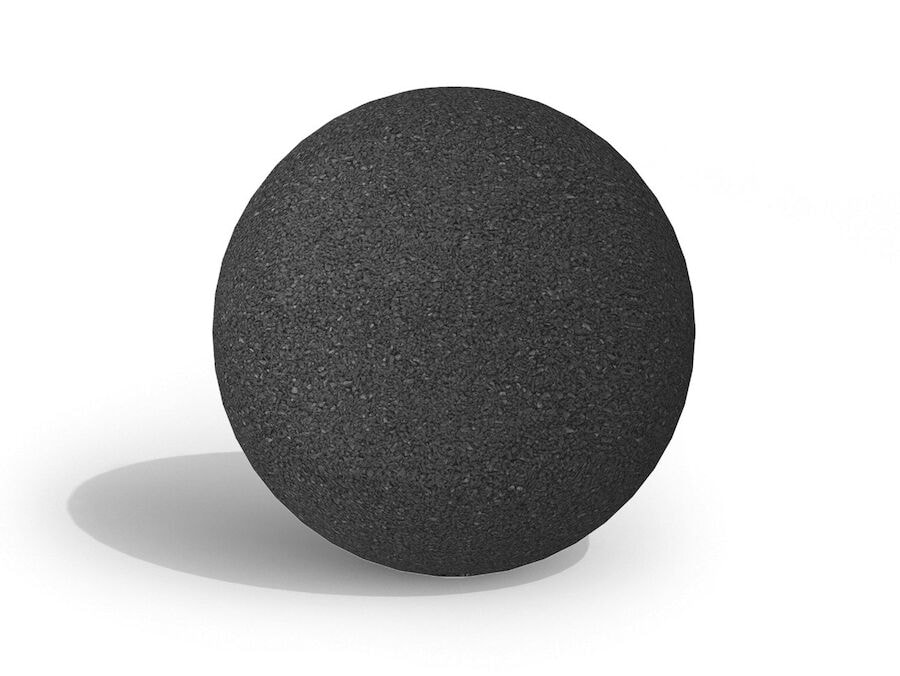 Gummikule Lux Svart