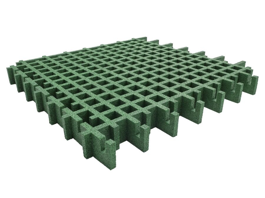 Gittermatte 10 cm Grønn